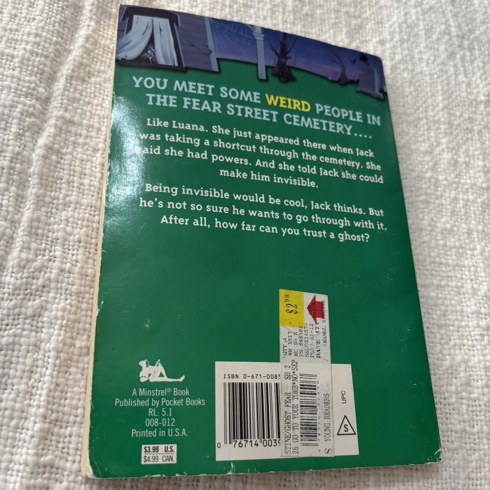 Goosebumps HorrorLand 1: Revenge of the Living Dummy Paperback Book Pre Teen‎